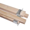 Btibpse Wooden Drawer Slides 13-3/4 Inches Classic Wood Center Guide
