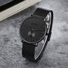 BUREI Men's Watch, Black, Simple, Stylish, Popular, Stylish, Brand, Waterproof,