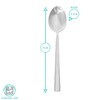 Argon Tableware Tondo Stainless Steel Dessert Spoons - 21cm -