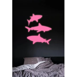 VViViD DECO65 Neon Fluorescent Glow in The Dark Hot Pink 12” x 25ft