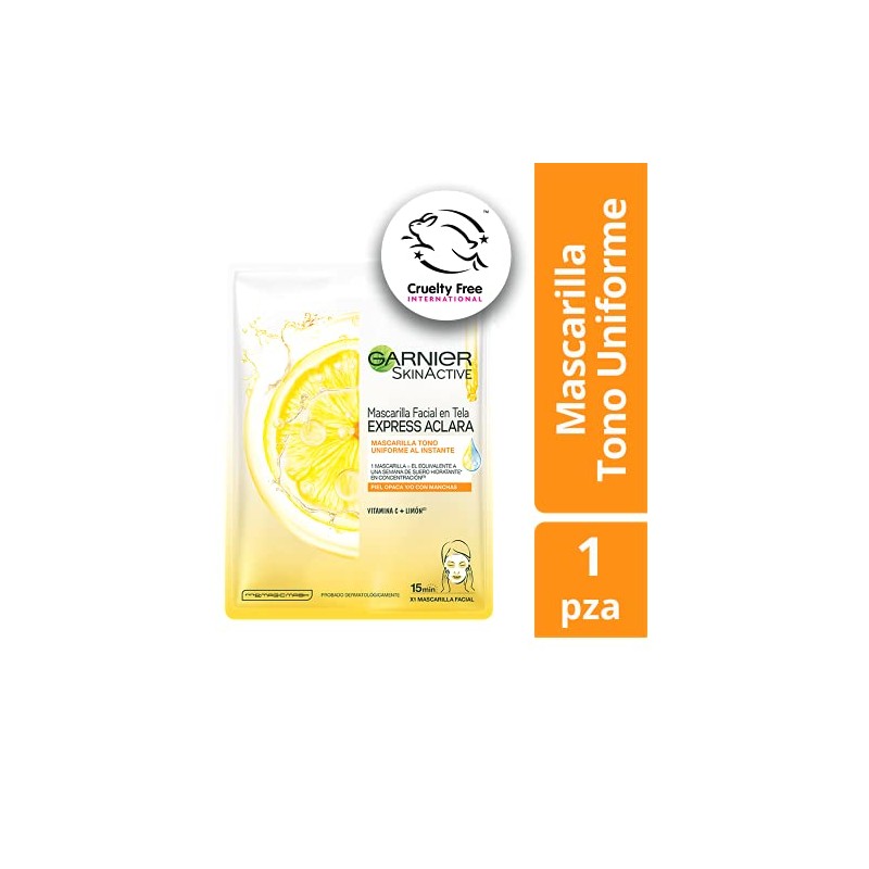 Garnier Skin Active Mascarilla Facial Tela