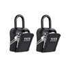 Portable Key Lock Box,Key Holder Safe Security Lock Box for