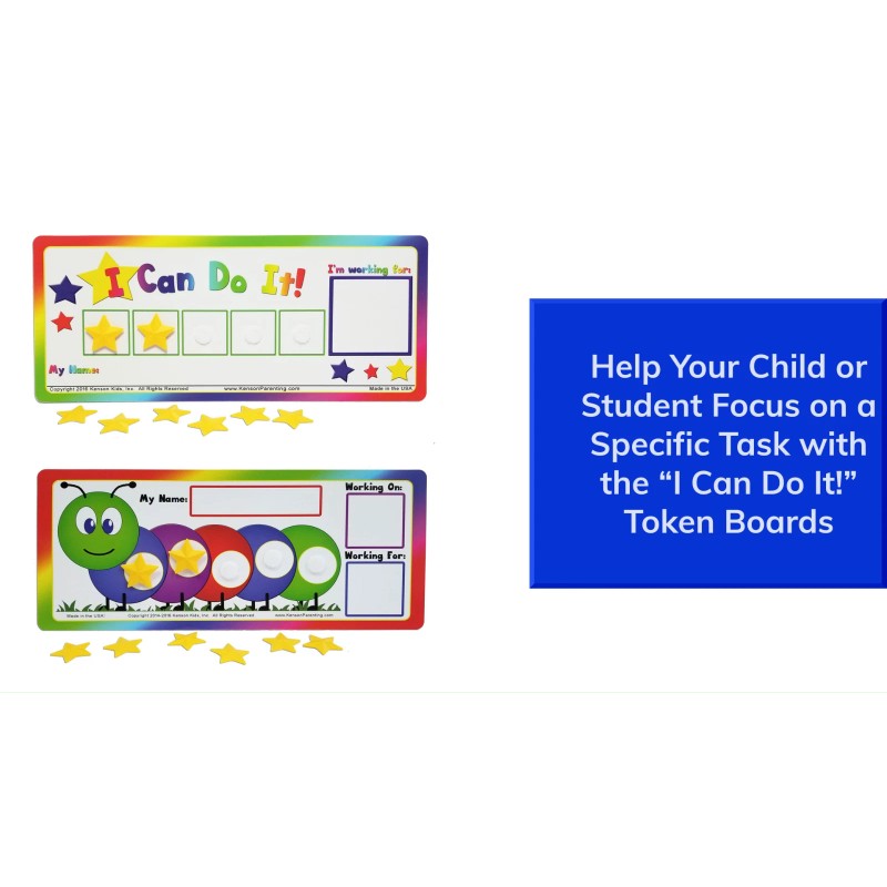 Kenson Kids I Can Do It! Star Token reward board,
