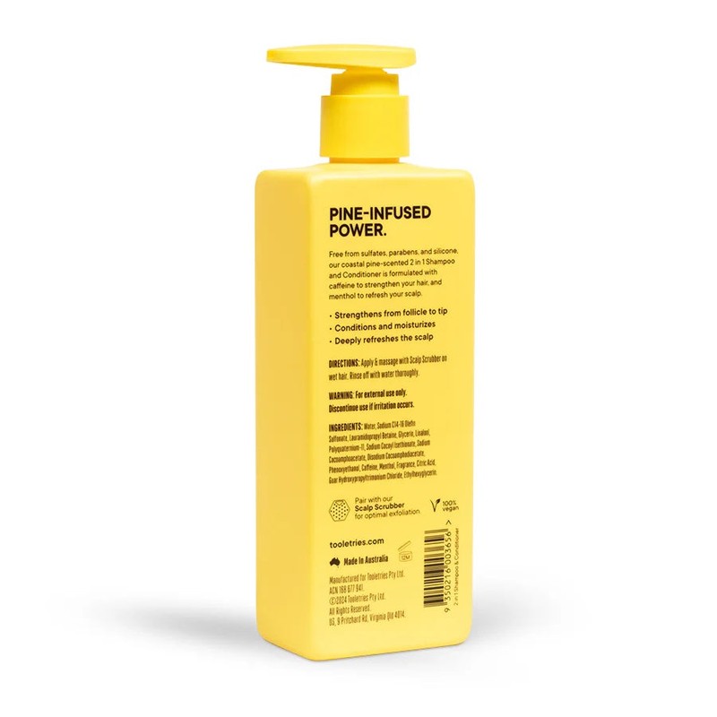 Tooletries 2 in 1 Shampoo & Conditioner 300ml