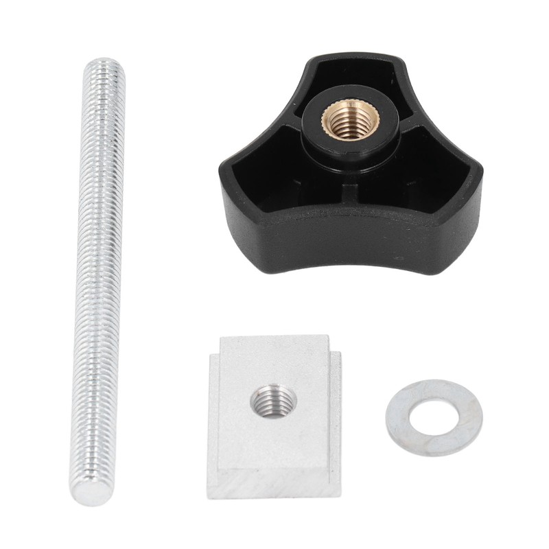 10 Set T Track Kit Woodworking Slider Bolt Knob Accessories