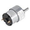 JGB37‑520 12V 600RPM DC Worm Gear Motor Turbo Reducer Shaft