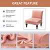Eco-Ancheng - Funda para silla sin brazos, lavable, funda extraíble