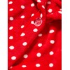 Playshoes Fleece Bathrobe, Unisex Children's Dressing Gown, dots