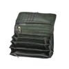Bear Design Cow Lavato Dames Wallet CL9918 Green, L. Olijf