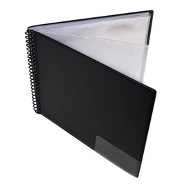 March solution/Music folder with Plastic film pouches and Label pocket - 25 Taschen