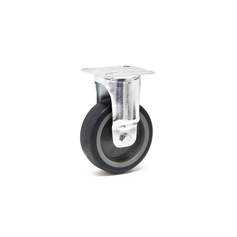 Wiltec Fixed Castor Diameter 75 mm with Plastic Wheel and