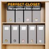 SpaceAid 9 Pack Bed Sheet Organizers and Storage, Foldable Sheet