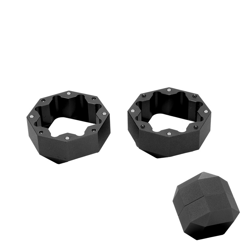 Pocket Billiard Chalk Holder Octagonal Mini Pool Cue Tip Chalk