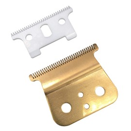 Gold T outliner blade for andis t outliner, andis gtx replacement blade (T blade + glod steel blade)
