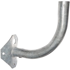 RAB Lighting BWC12 Floodlight Brackets for Wood Poles, Steel, 5.0 EPA Maximum Capacity, Galvanized Steel Color