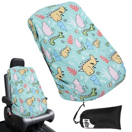 Car Seat Canopy, Summer Car Seat Covers for Babies, Heat Protector Cooling Shield Sunshade UV Protection for Baby Toddler Automotive Travel Accessories