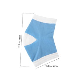 SAFIGLE 2 Pairs Elastic Heel Socks For Cracked Heel Caring Moisturizing Socks Foot Covers Beauty Salon Heel Socks Portable Heel Socks