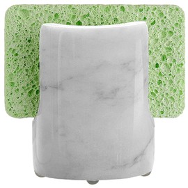 EVERBBKING Marble Sponge Holder Kitchen Sink Sponge Caddy