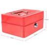 QANYEGN Mini Portable Money Box with Lock, Small Safe Lock