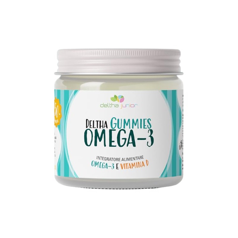 Omega-3 per bambini e ragazzi in gommose vegetali Made in