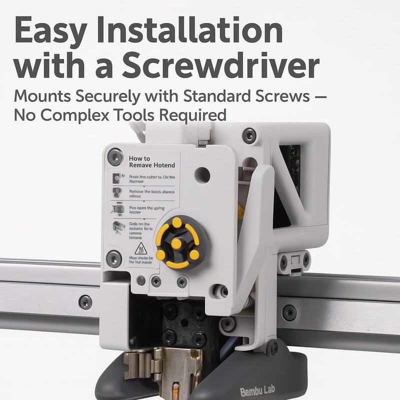 Bamboo LAB Hotend Heating Assembly for Bambu Lab A1/A1 Mini