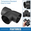 A ABSOPRO T Piece Duct Air Ducting Connector Straight Air