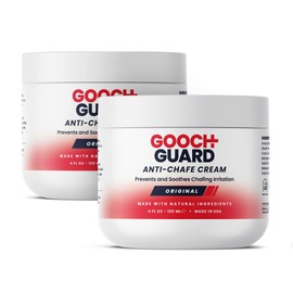 Gooch Guard Anti Chafing Cream 8oz – Chamois Butter for Cycling & Chafing Cream for Women & Men – Long-Lasting, Sweat-Resistant Relief for Running, Hiking & Sports