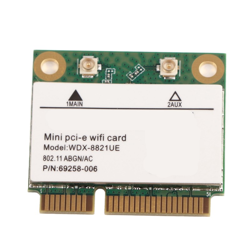 Dual Band 2.4G/5Ghz Network Card 433Mbps WIFI Mini PCI‑E Wireless