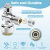 10PCS Angle Stop Valve, 1/2 x 3/8 Inch Compression Angle