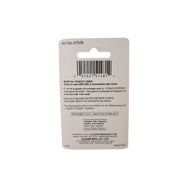 Recambio Chaco Liner 2/Pkg-Azul