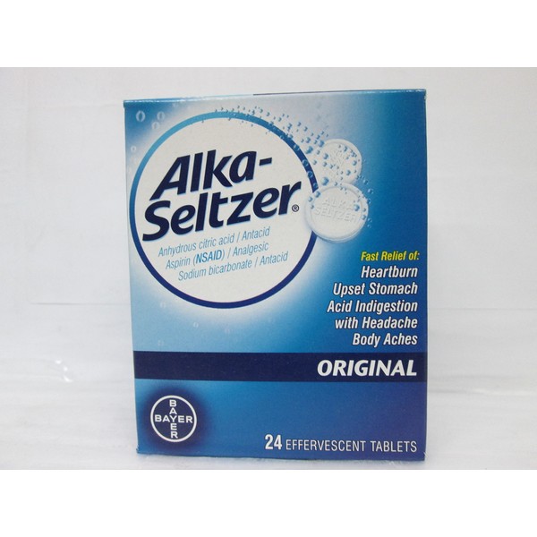 Alka-Seltzer Original 24 Effervecent Pills