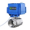 Motorized Ball Valve- 1" Stainless Steel Ball Valve with Manual