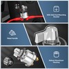 Joinfworld 12V Battery Disconnect Switch with Side Post Mounting Bracket,