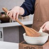 Big Wooden Spatula for Cooking, Giant Wood Shovel Scraper Utensil
