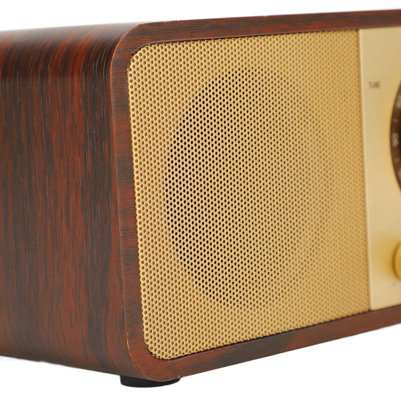 Retro Wood Bluetooth Speaker Clear Sound Quality Mini Portable Wireless