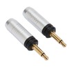 3.5mm Repair Plug Solder Type Gold Plated Replacement Mono Male