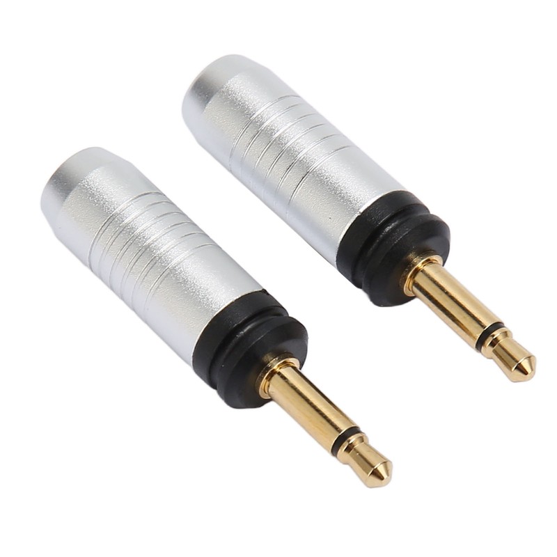 3.5mm Repair Plug Solder Type Gold Plated Replacement Mono Male
