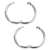 2PCS Carbon Steel Bull Cattle Cow Nose Ring Farm Animal