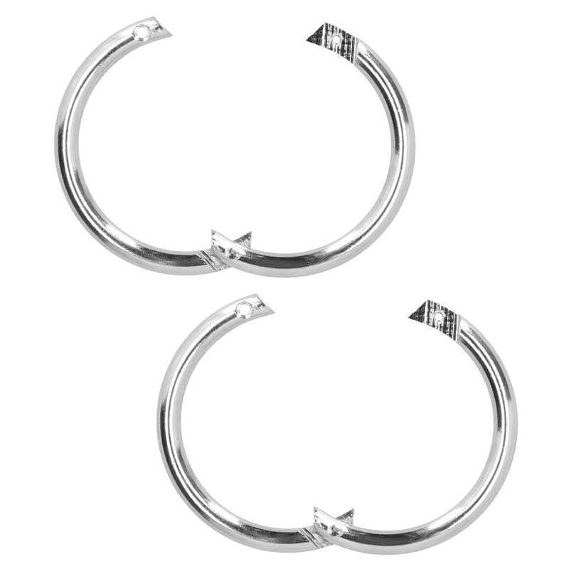2PCS Carbon Steel Bull Cattle Cow Nose Ring Farm Animal