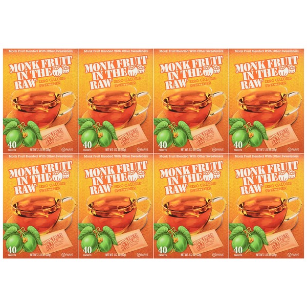 Sugar In The Raw Monk Fruit In The Raw - 40 per pack - (Pack - 8)