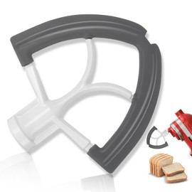 Flex Edge Beater for KitchenAid Tilt Head Stand Mixer, 4.5/5 QT, Silicone Edge Attachment