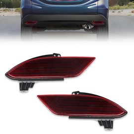 VYNTRAL Rear Bumper Reflector Compatible with Hon-da HR-V 2016 2017 2018 2019 2021 2022, [DOT Certified] Rear Bumper Reflector Cover [No Bulbs], OEM Part #33505T7SA01, 33555T7SA01, 2 PCS, Red Lens