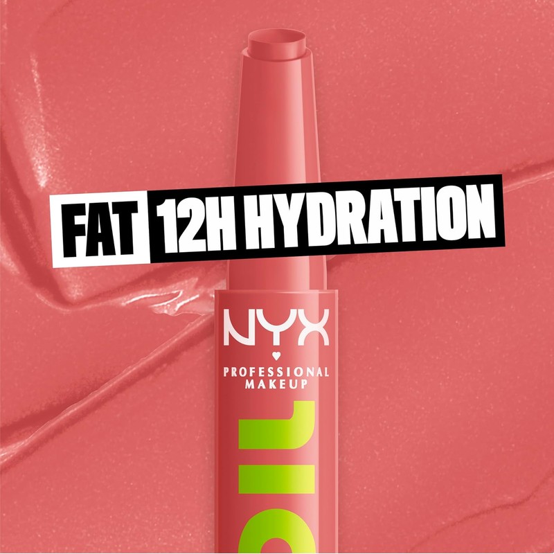 NYX Professional Makeup Fat Oil Slick Click, Brillo de Labios