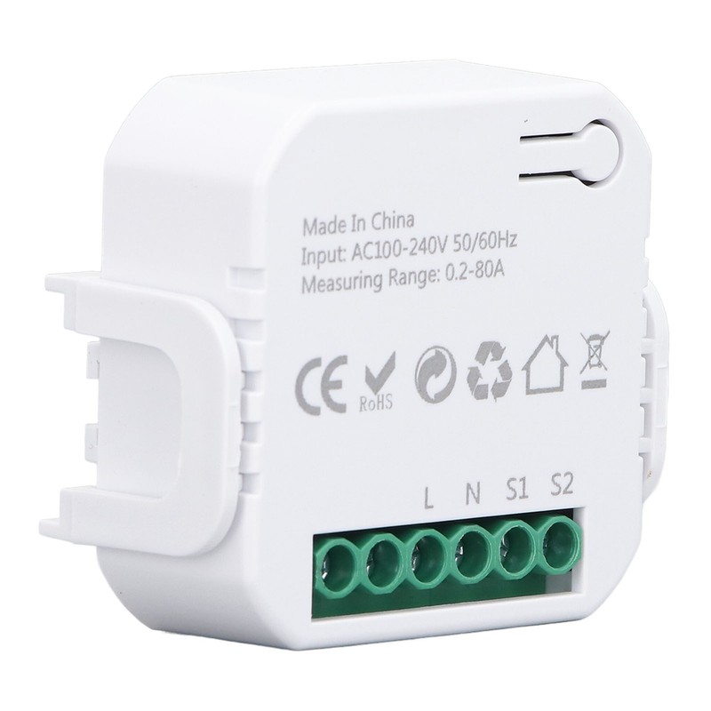 Smart Energy Meter WIFI Power Consumption Monitor Single Phase 100‑240V