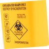 FRCOLOR Small Sharps Container with Lid Waste Bin for Disposal