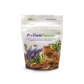 The Bio Dude Pollen Power 4 oz - Premium Bee Pollen Supplement - Great for Bearded Dragons, Tortoises and other herbivores/omnivores