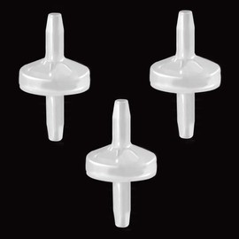 ANPTGHT One Way Check Valve, 1/4"(6MM) Hose Barb Non Return Ozone Resistance Plastic Valve for Water Fuel Oil Air Gas (Pack of 3)