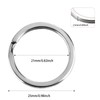 1 Inch Heavy Duty Key Rings - 10PCS Key Rings