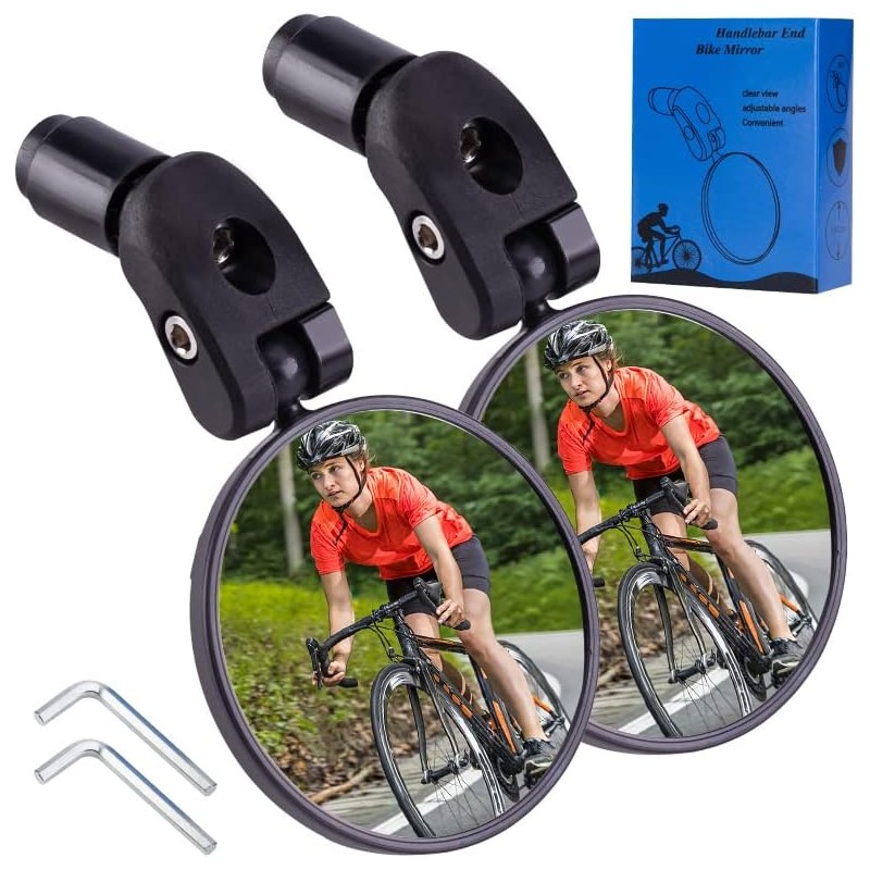 2 Espejos Retrovisores Ajustables para Montar en Bicicleta, Espejo Retrovisor