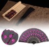 10Pcs Sequined Folding Hand Fan Wedding Party Gift Dance Props